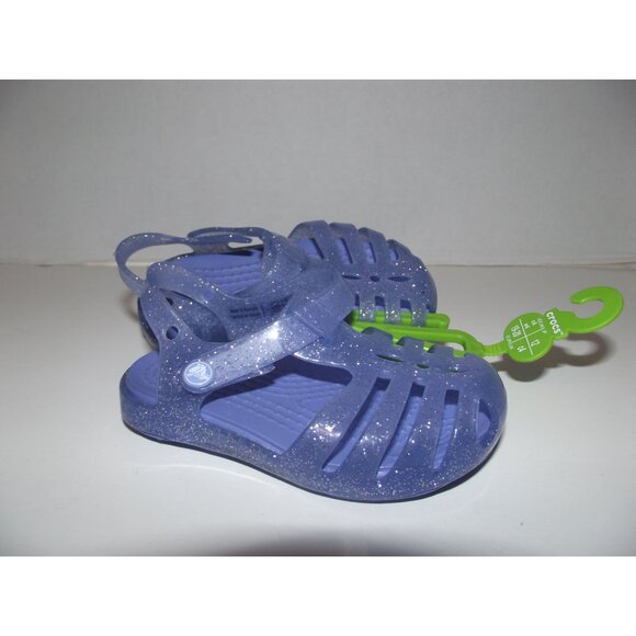 NWOT&B Child's Isabella Jelly Crocs Brand Sandal          (27) - Picture 2 of 4